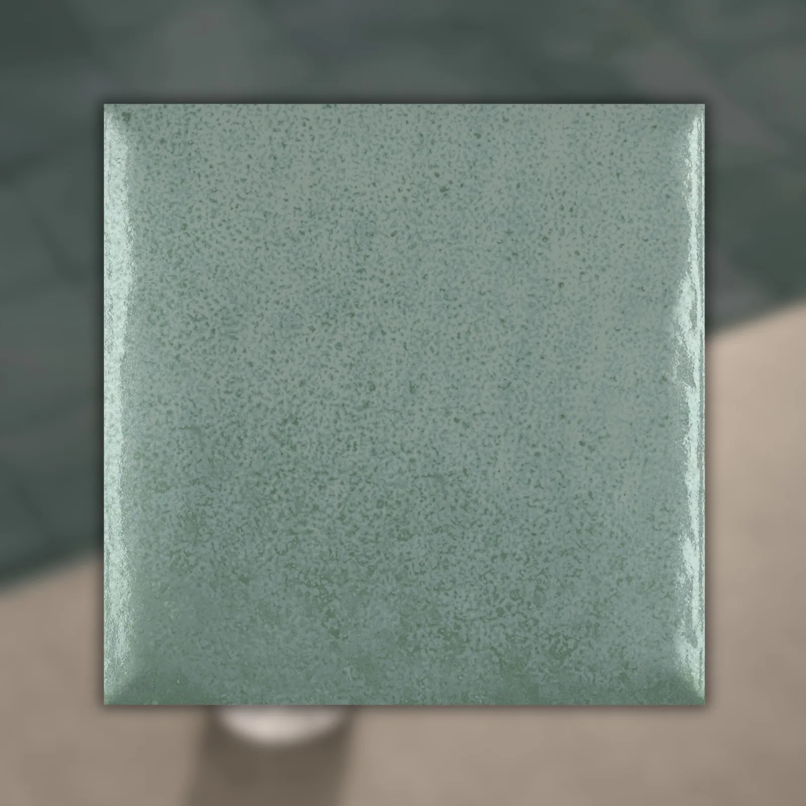 Revestimento Verde Brilho 14,5x14,5 Portobello Weekend Waikiki Br Bold "A"