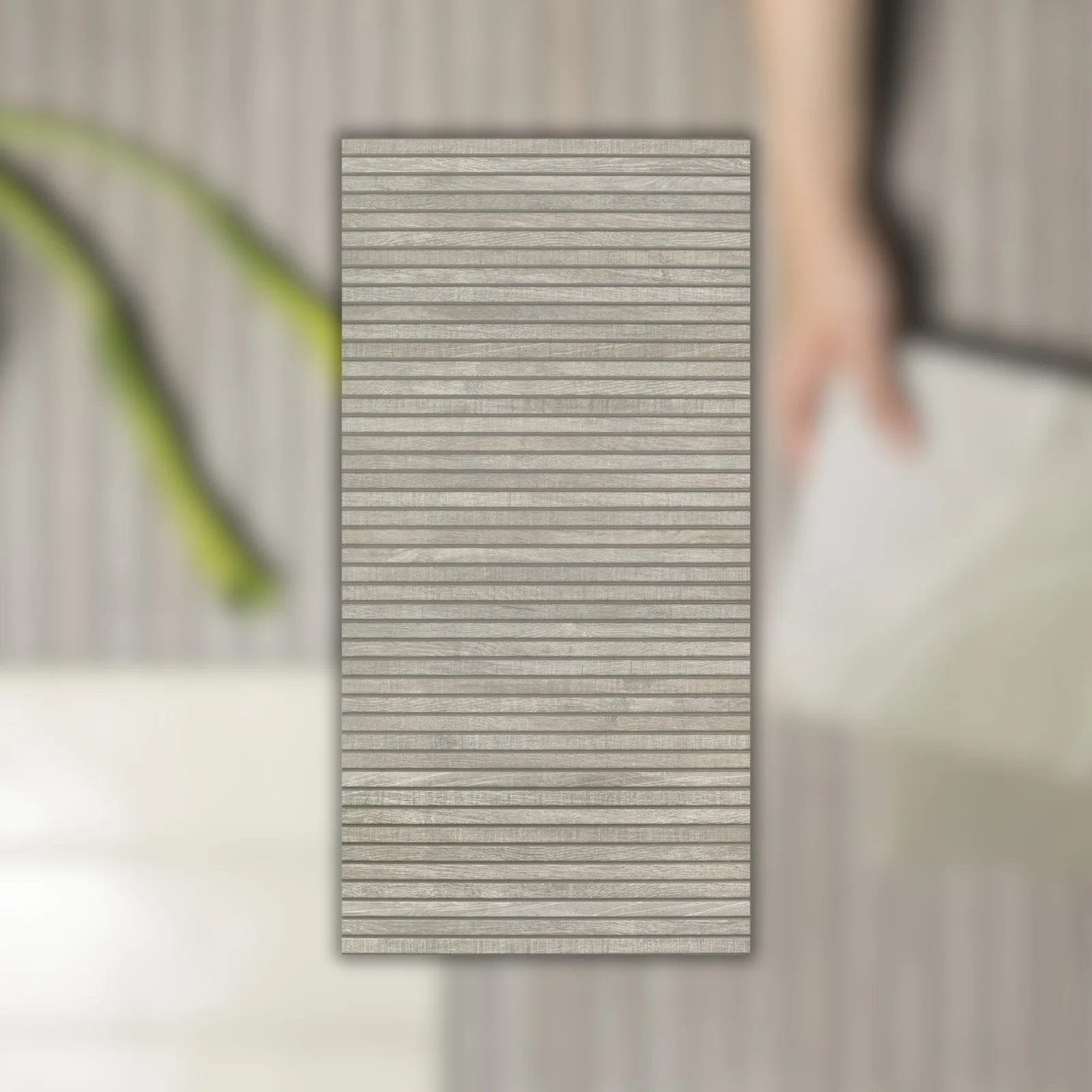 Revestimento Cinza Natural 60x120 Portobello Woody Grey RET "A"