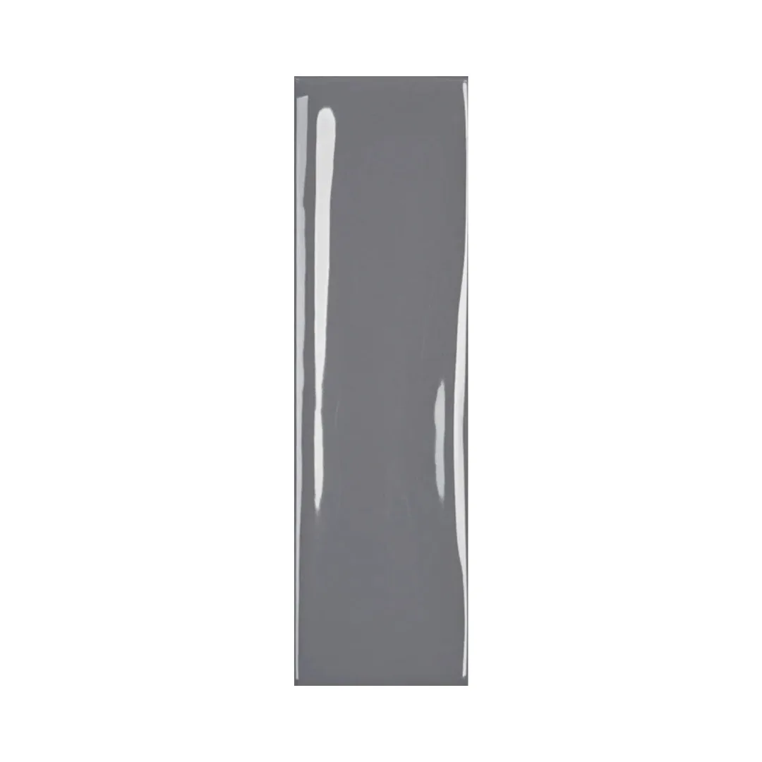Revestimento Brilhante 7x24,4 Portobello Vivant Gris Bold "A"