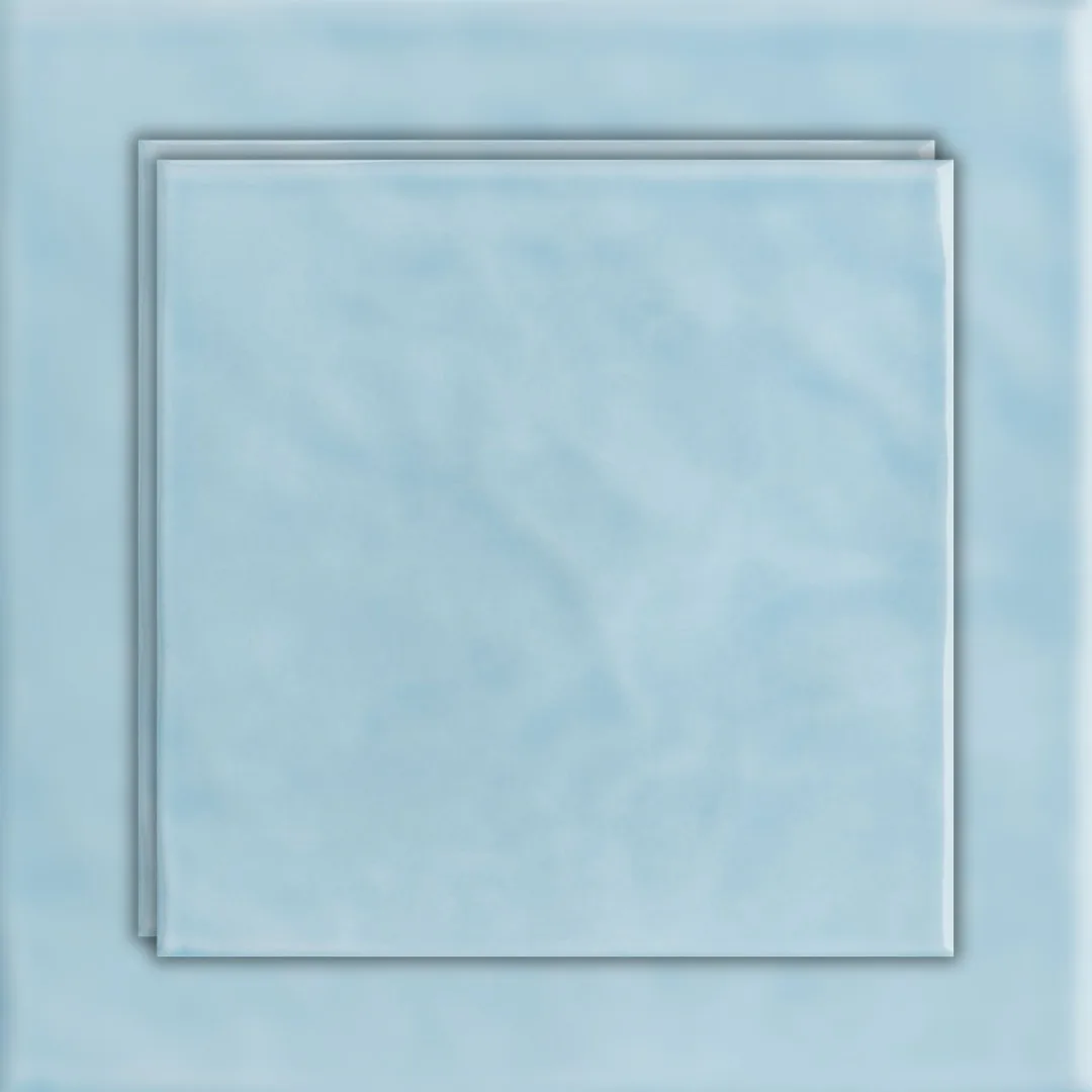 Revestimento Azul Brilhante 20x20 Eliane Céu Onda Bold "A"