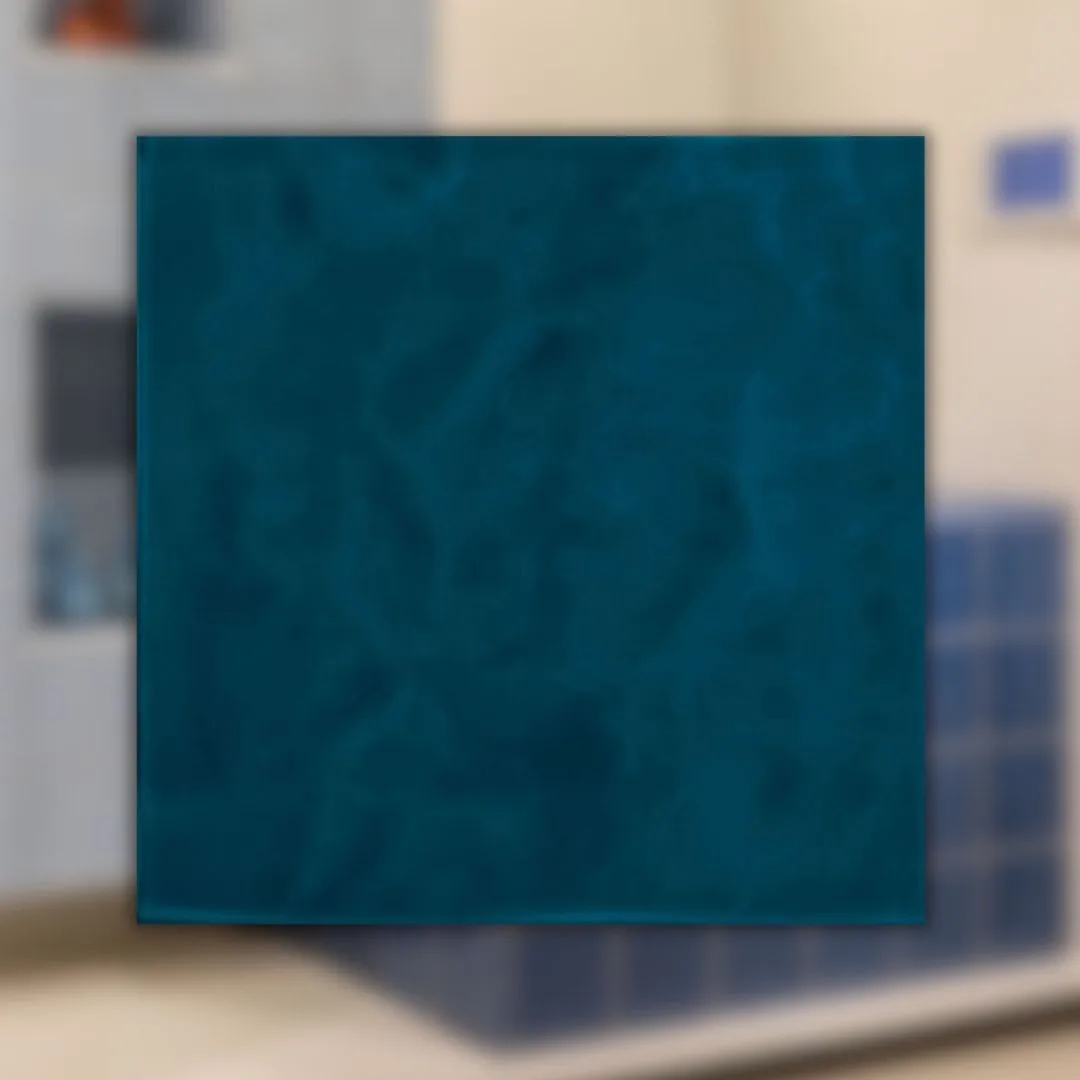 Revestimento Azul Brilhante 20x20 Eliane Petróleo Onda Bold "A"