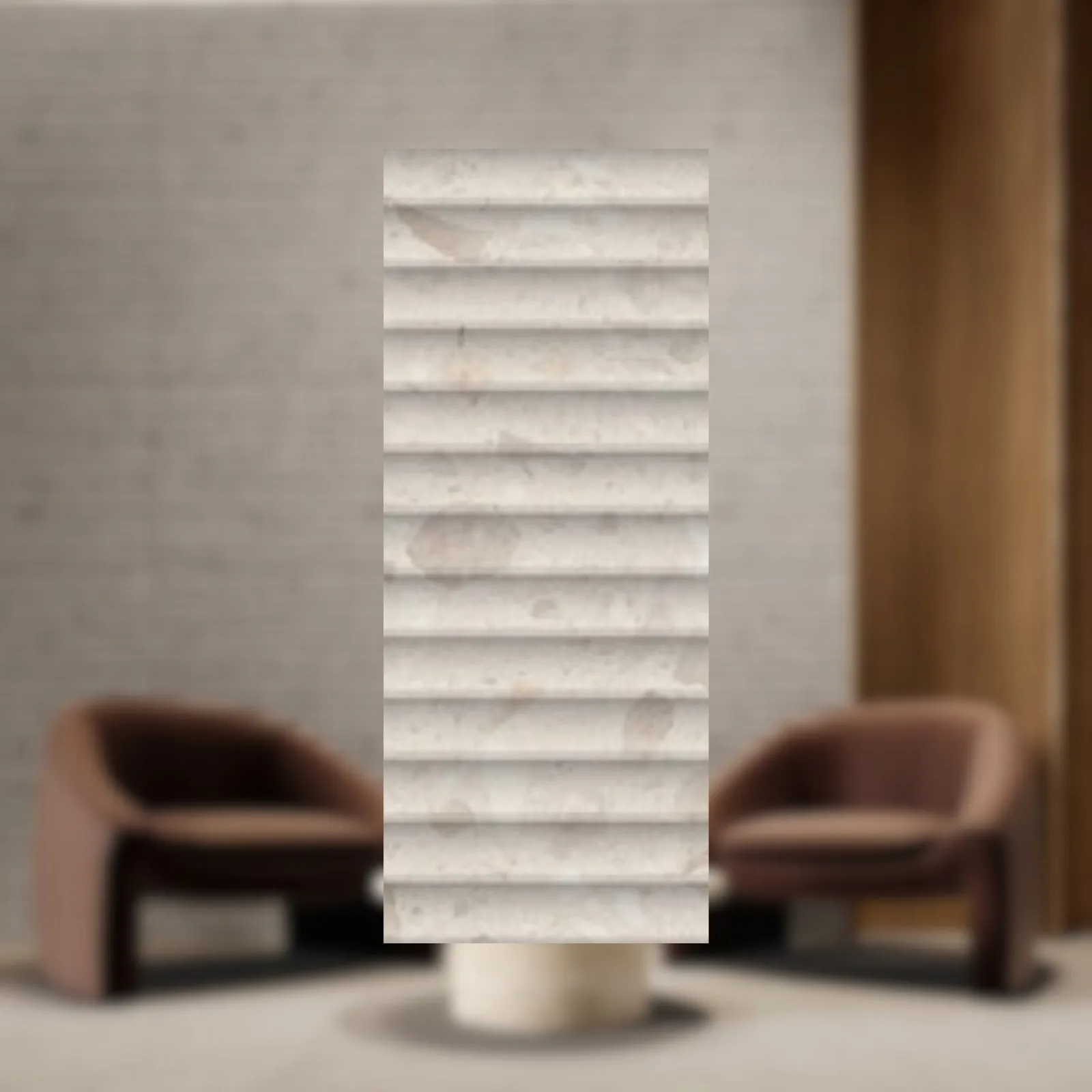 Revestimento Bege Acetinado 45x90 Biancogres Canel Dorcia Terrazzo RET "A"