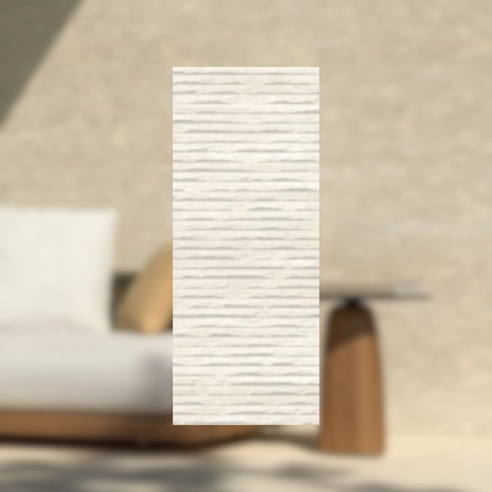 Revestimento Bege Acetinado 45x90 Biancogres Rock Travertino Tivoli RET "A"