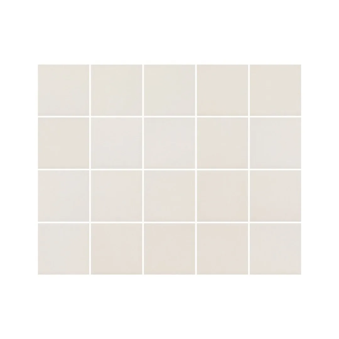 Revestimento Bege Brilhante 7,5x7,5 Eliane Neutral Shell Mesh Bold "A"