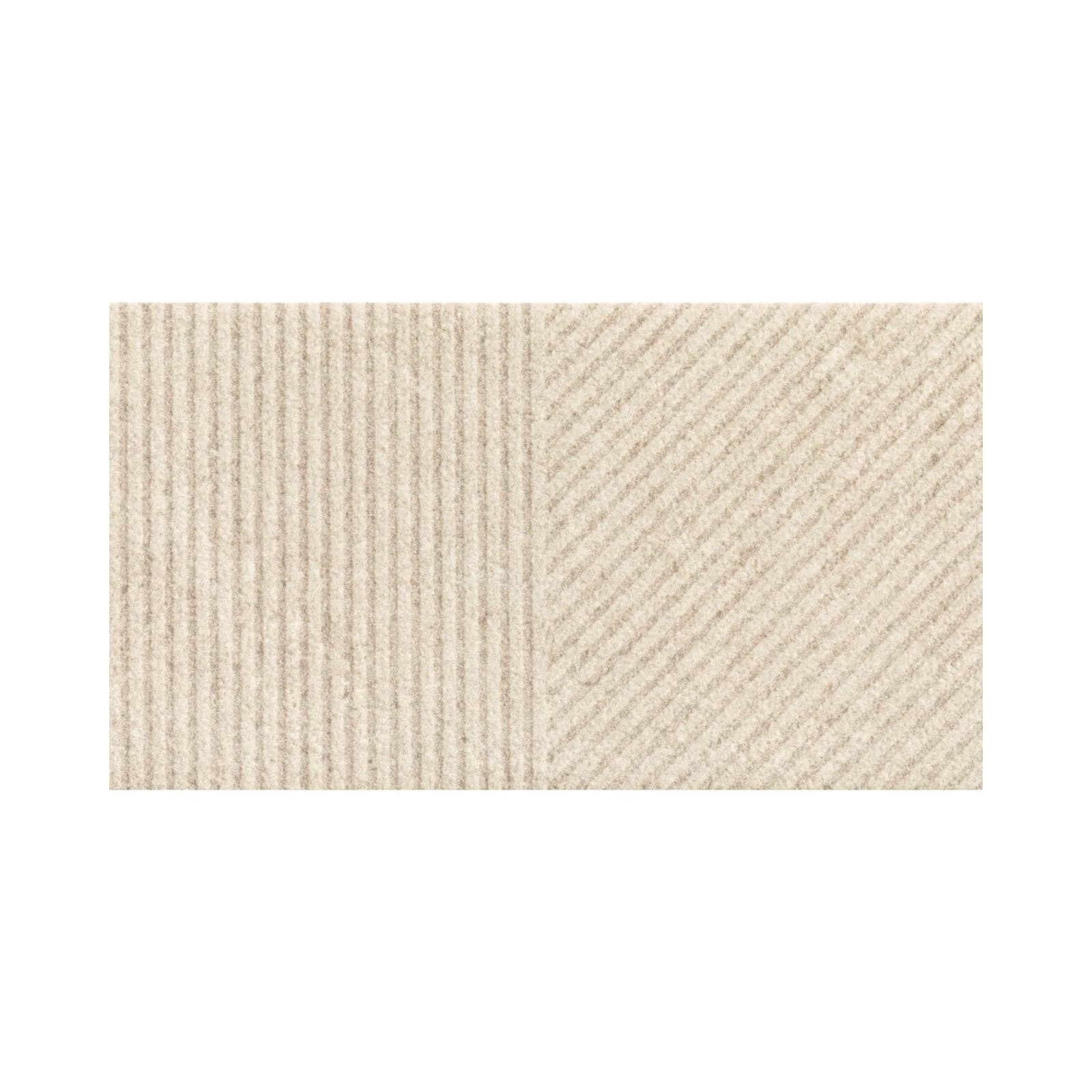 Revestimento Bege Mate 10x20 Eliane Oris Brut 3D RET "A"