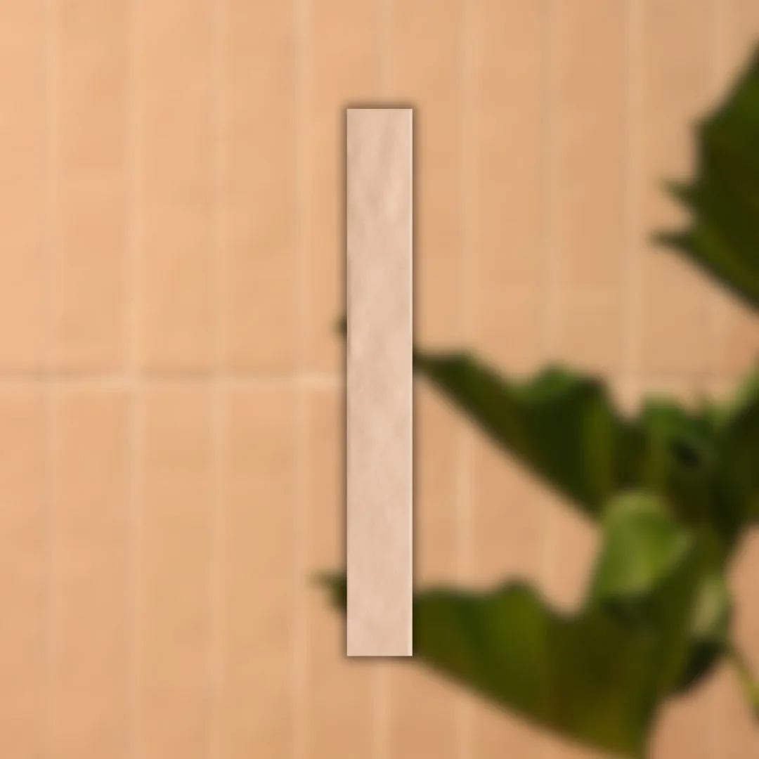 Revestimento Bege Matte 5x40 Decortiles Tellus Argila Bold "A"