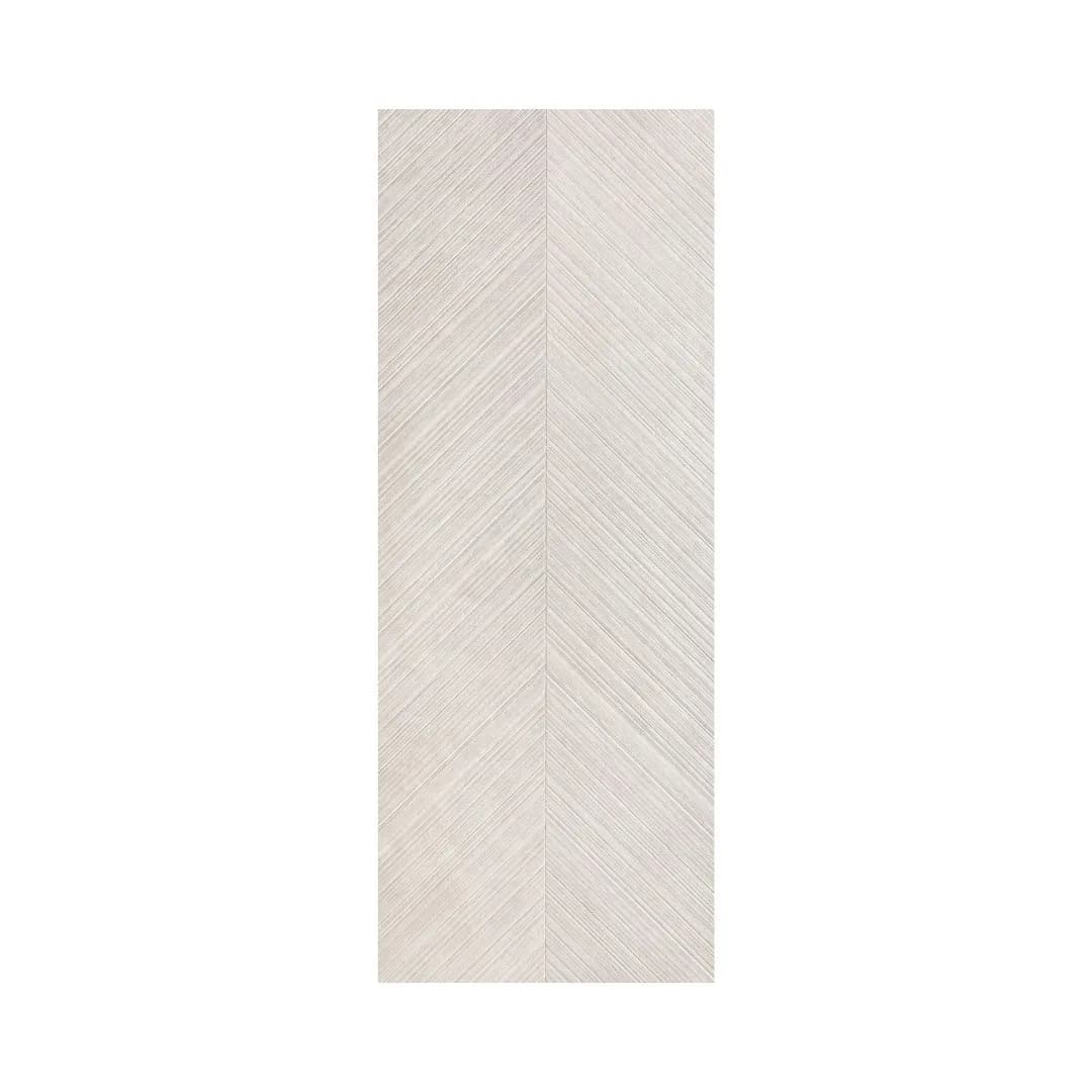 Revestimento Branco Matte 45x120 Portobello Moonlight Freccia Off White RET "A"