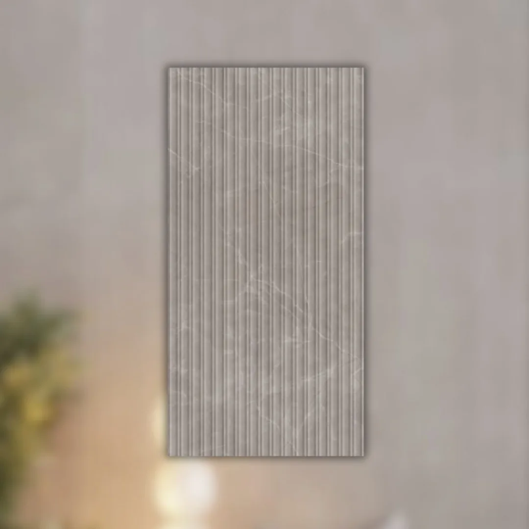 Revestimento Cinza Acetinado 45x90 Biancogres Aris Gris Armani RET "A"