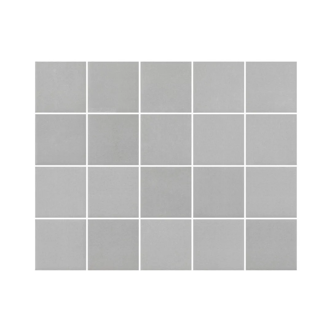 Revestimento Cinza Matte 7,5x7,5 Eliane Grafite Neutral Mesh Bold "A"