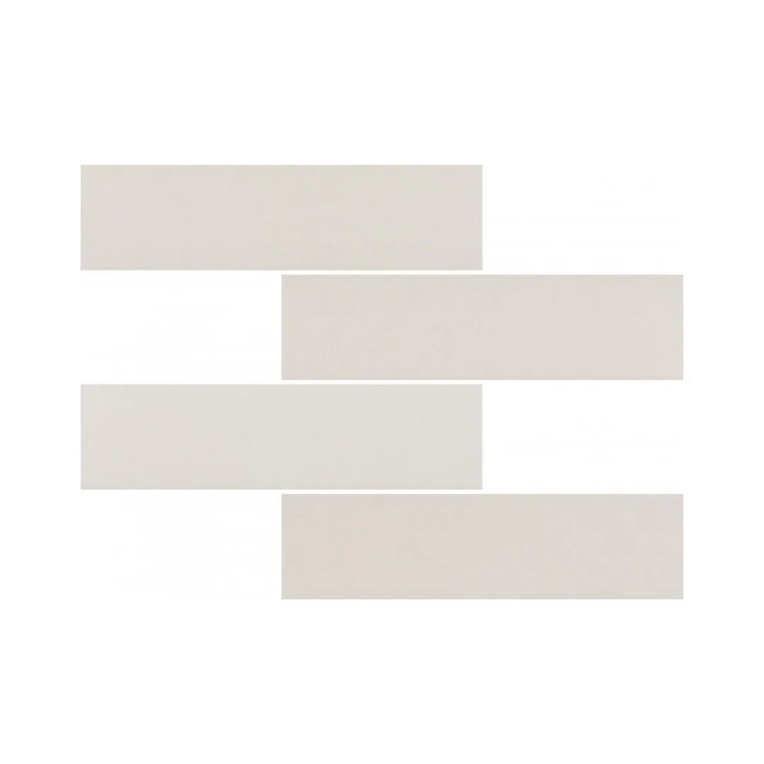 Revestimento Cinza Matte 7x26 Eliane Neutral Off White Mesh Bold "A"