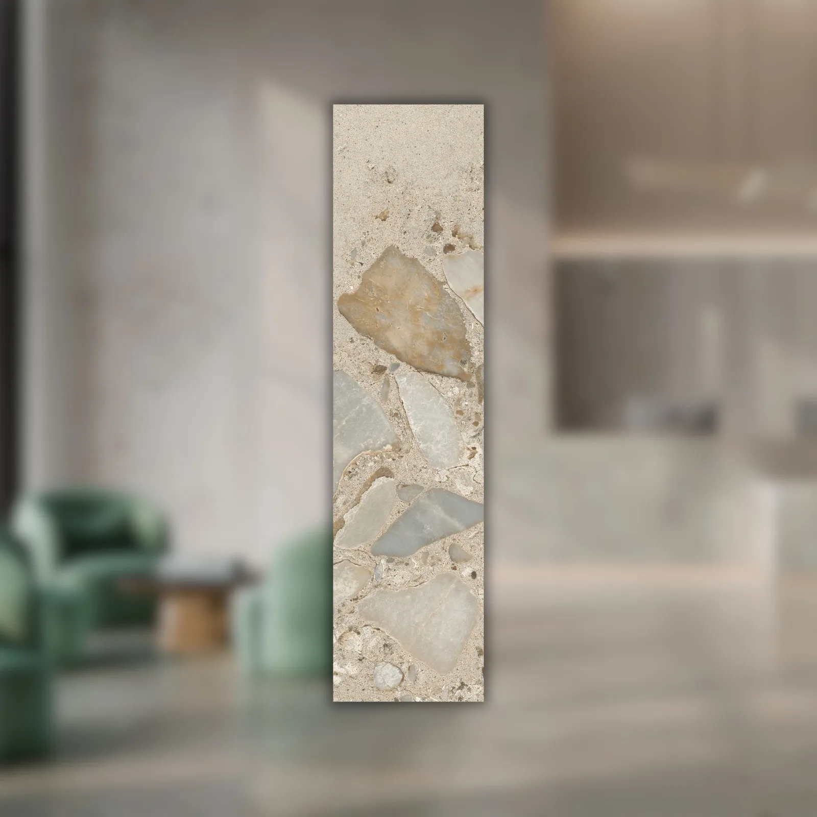 Revestimento Decorativo Mate 7,7x30,47 Roca Granato Max Bold "A"