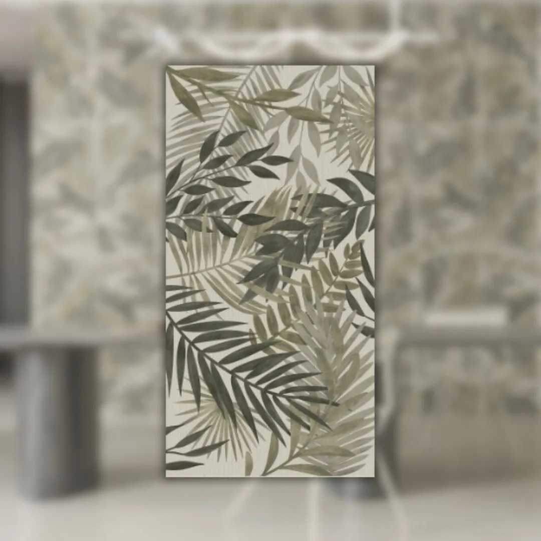 Revestimento Decorativo Verde Acetinado 45x90 Biancogres Eden RET "A"