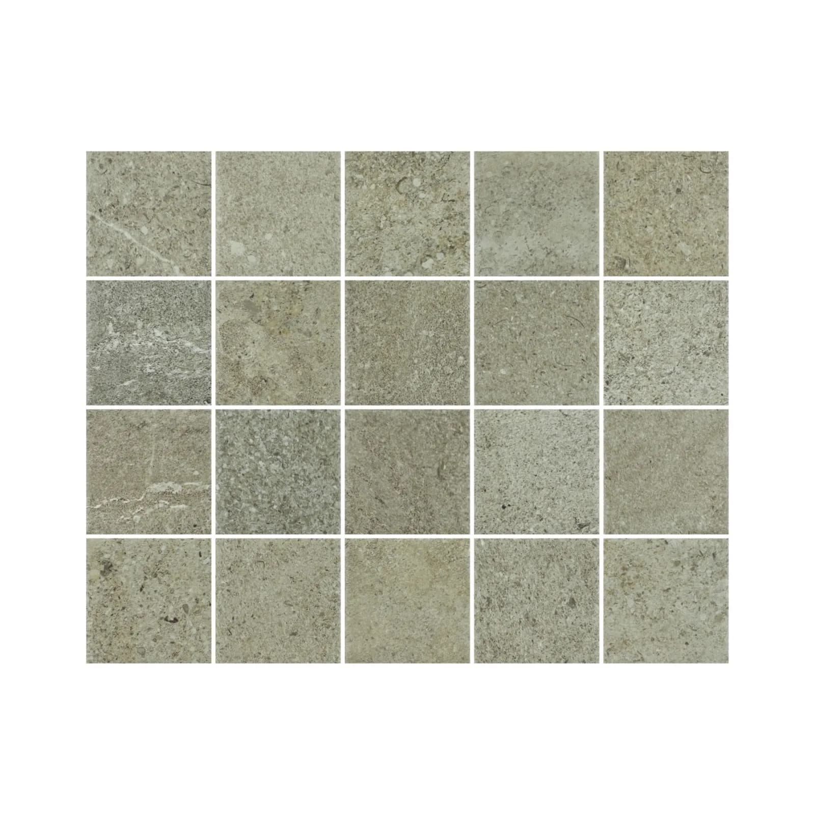 Revestimento Verde Mate 7,5x7,5 Decortiles Orla Agave Mesh Bold "A"