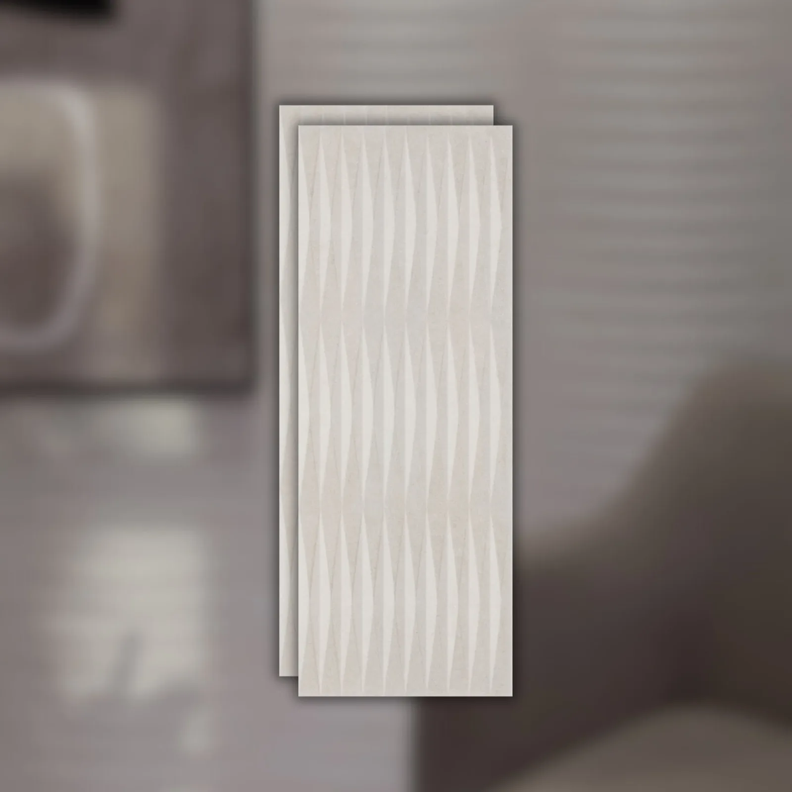Revestimento Off White 45x120 Eliane Khali Flash RET "A"