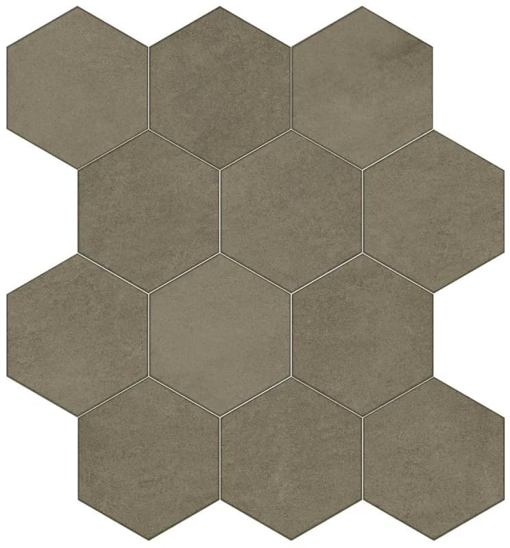 Revestimento Porcelanato Sense Hexa 17x19,5 "A" Bold Cement Taup