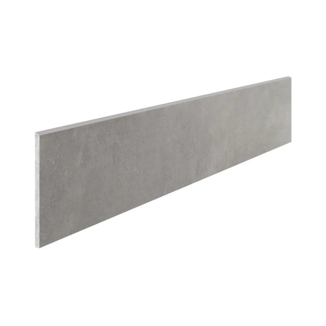 Rodapé Cinza Natural 20x90 Portobello Nord Cement RET "A"