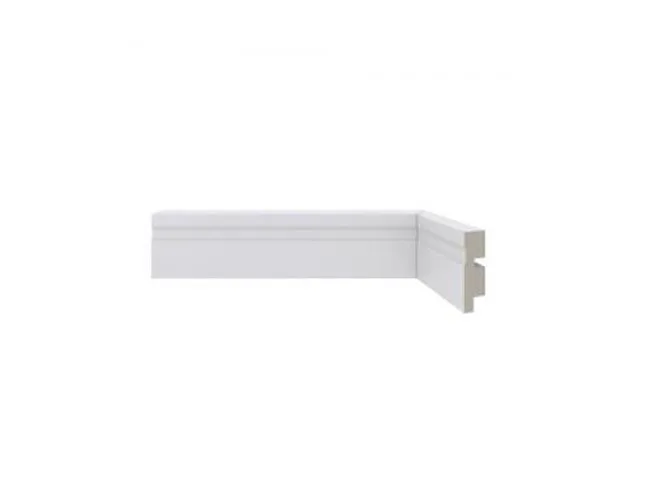 Rodape Poliesti Santa Luzia 5cm 455 Cx/33,60ml Branco