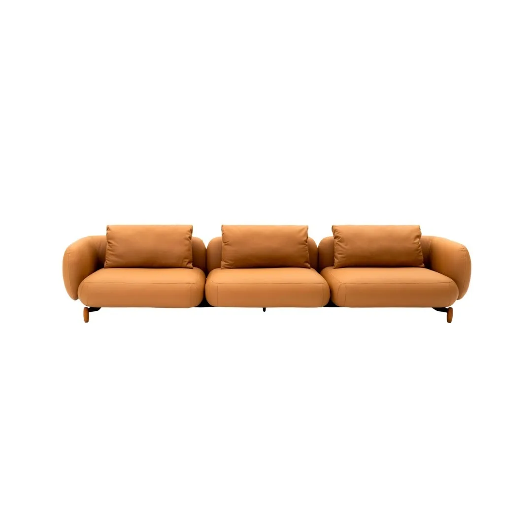 Sofá Linhas Arredondadas Almofadas Soltas 74 x 96 x 96 Salva Design Mobiliário Kálos
