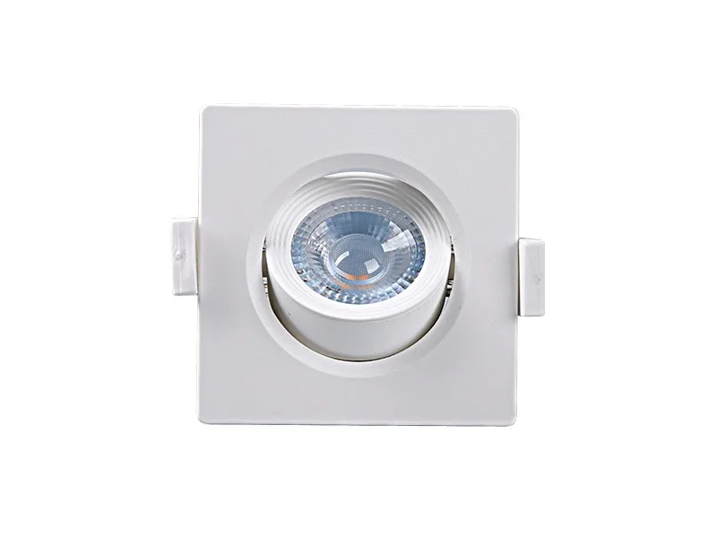 Spot Taschibra Embutir Quadrado Alltop Led Mr16 5w 6500k 38º