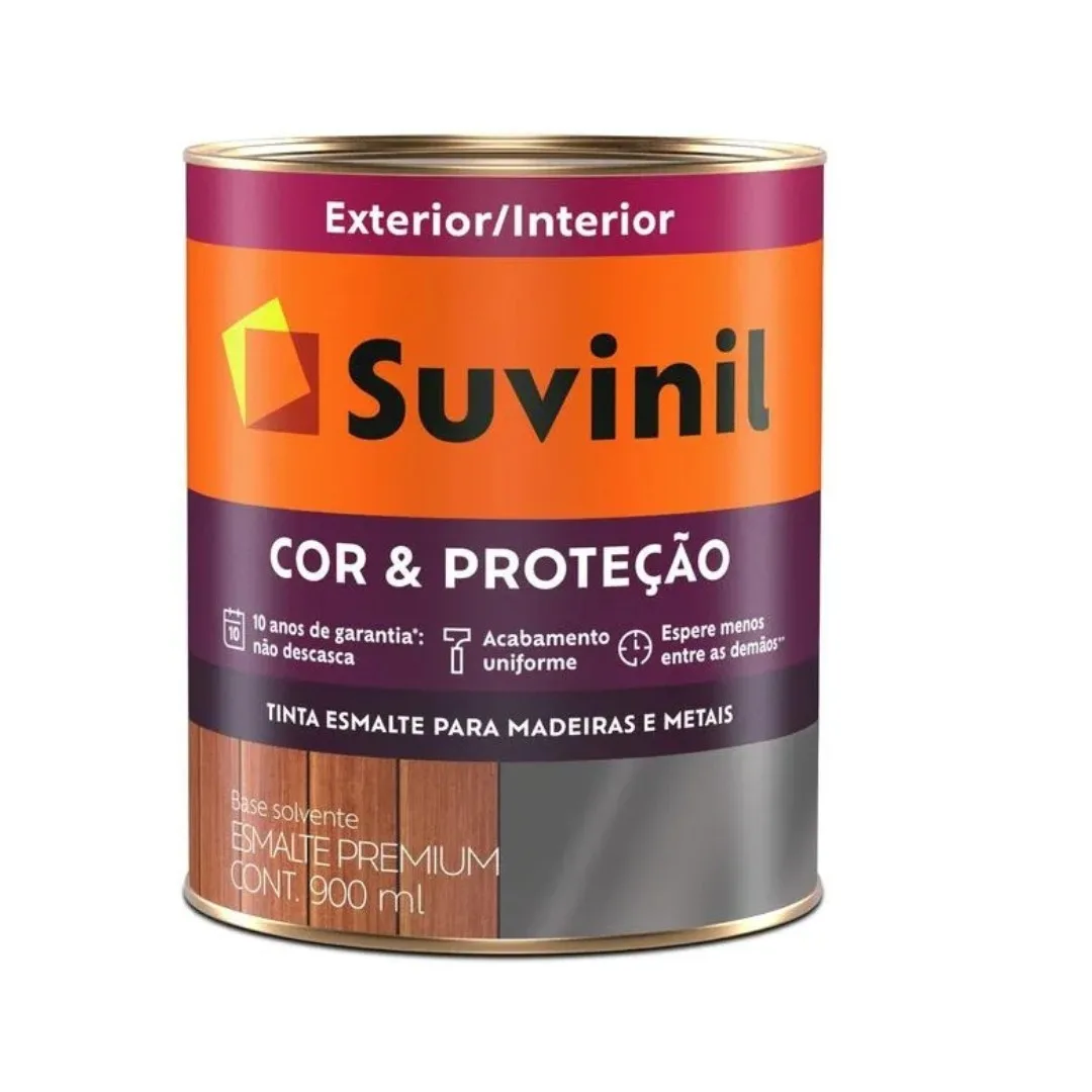 Tinta Suvinil 0,9L Esmalte Transparente