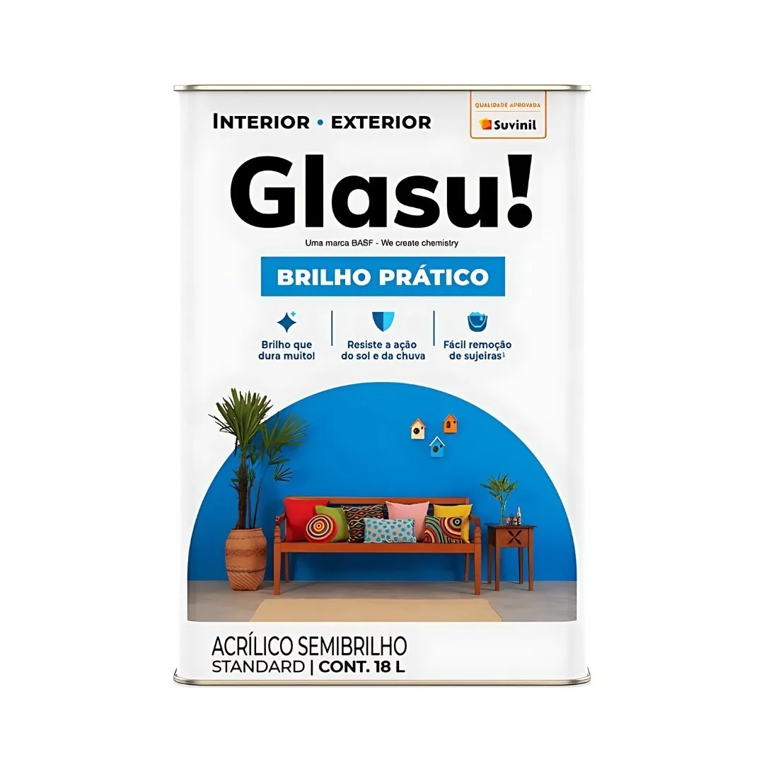 Tinta Suvinil 18 L Acrílico Branco