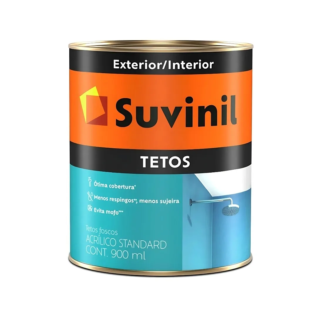 Tinta Suvinil Tetos 0,9L Acrílico Branco