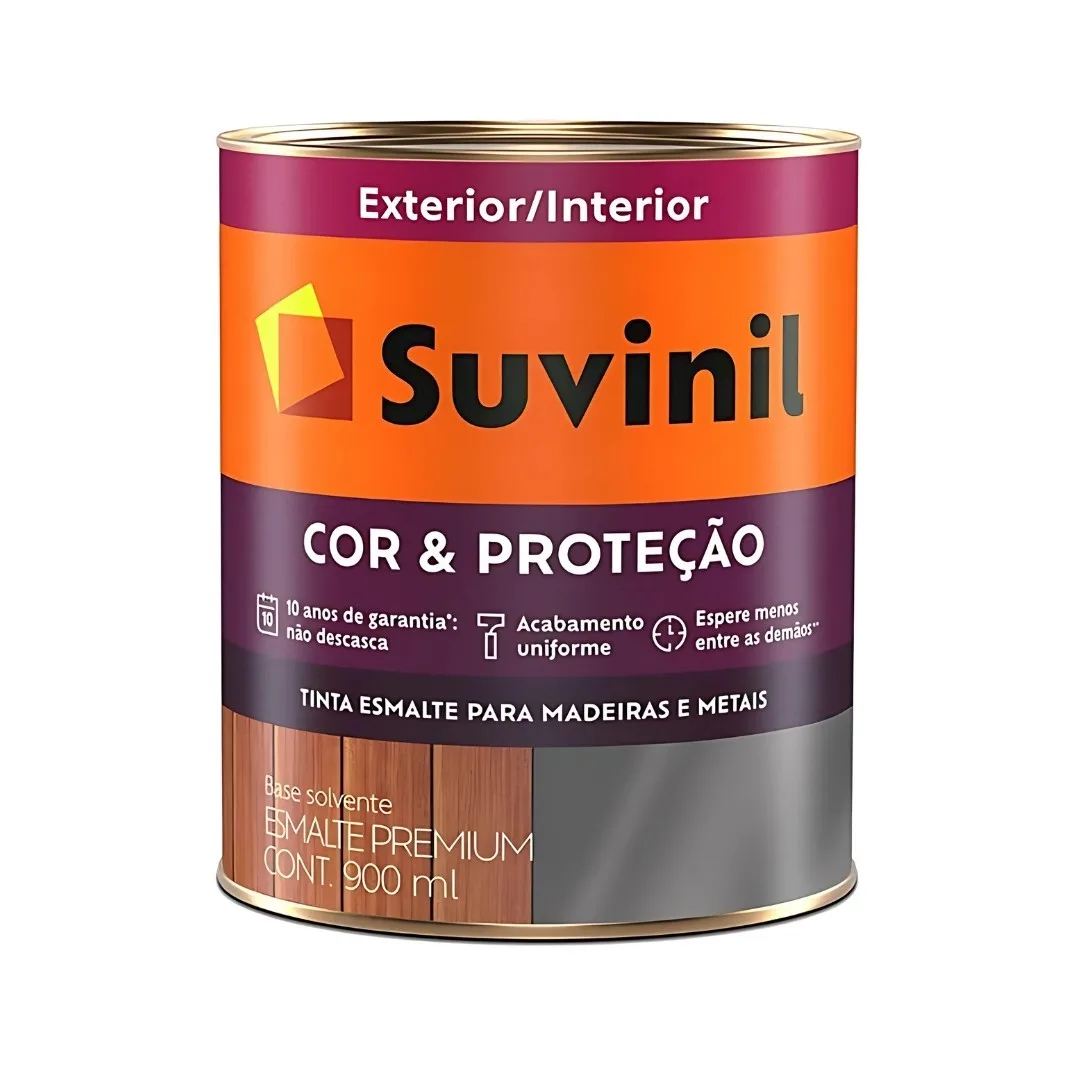 Tinta Suvinil Cor & Proteção 0,9 L Esmalte Branco