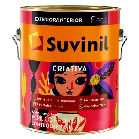 Tinta Suvinil Criativa Acrílico Branco
