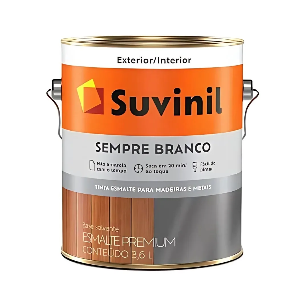 Tinta Suvinil Sempre Branco 3,6L Esmalte Branco