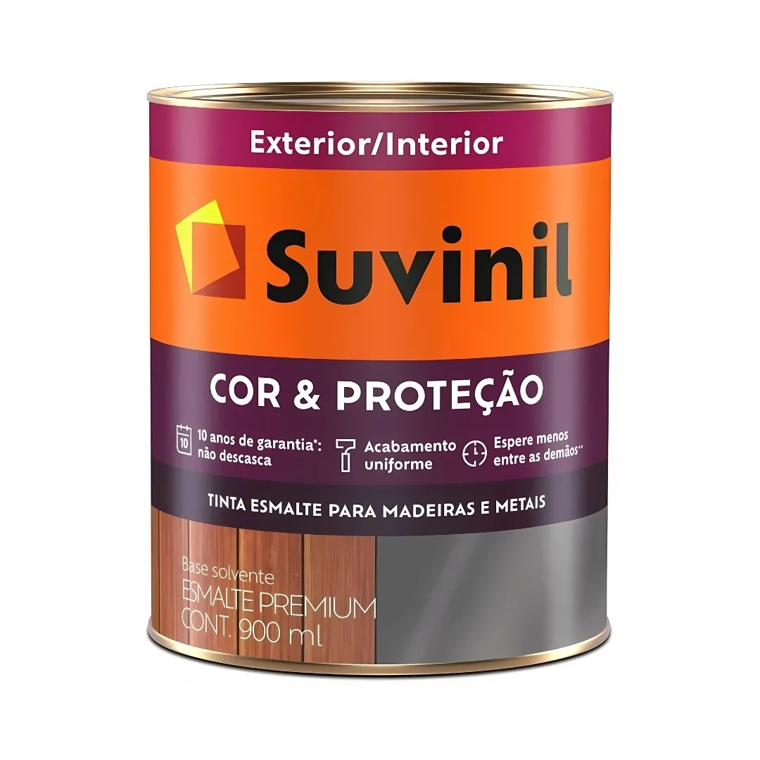 Tinta Suvinil 0,9L Esmalte Premium Marrom