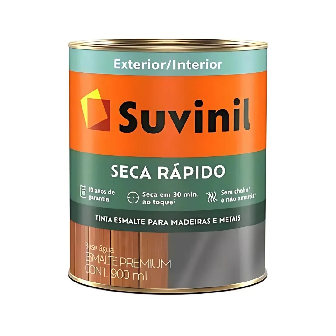 Tinta Suvinil Seca Rápido 0,9L Esmalte Branco