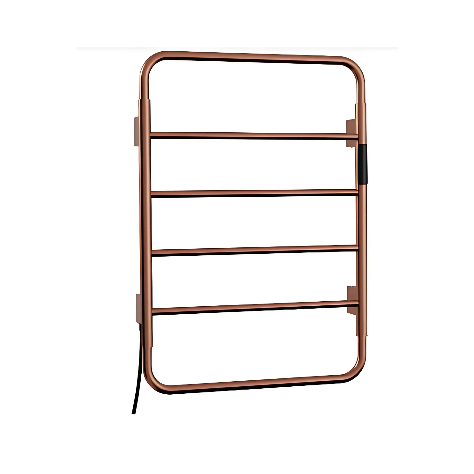 Toalheiro Doka Térmico Redondo Brushed Rose Gold (Esquerda)